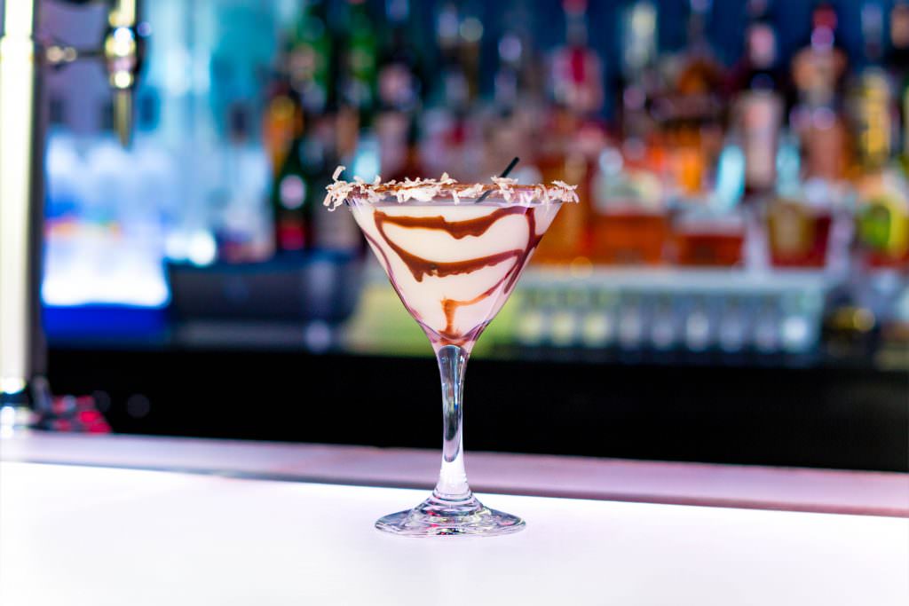 Signature Cocktail: TOASTED COCONUT MARTINI