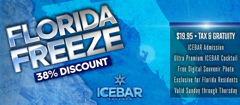 ICEBAR Orlando Floirda Freeze