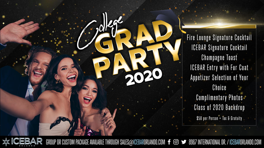 ICEBAR College Grad Party Package